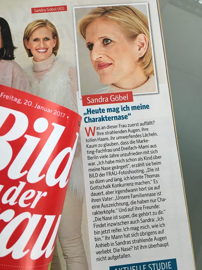 Sandra Göbel - Fotoshooting für Deutschlands größte Frauenzeitschrift